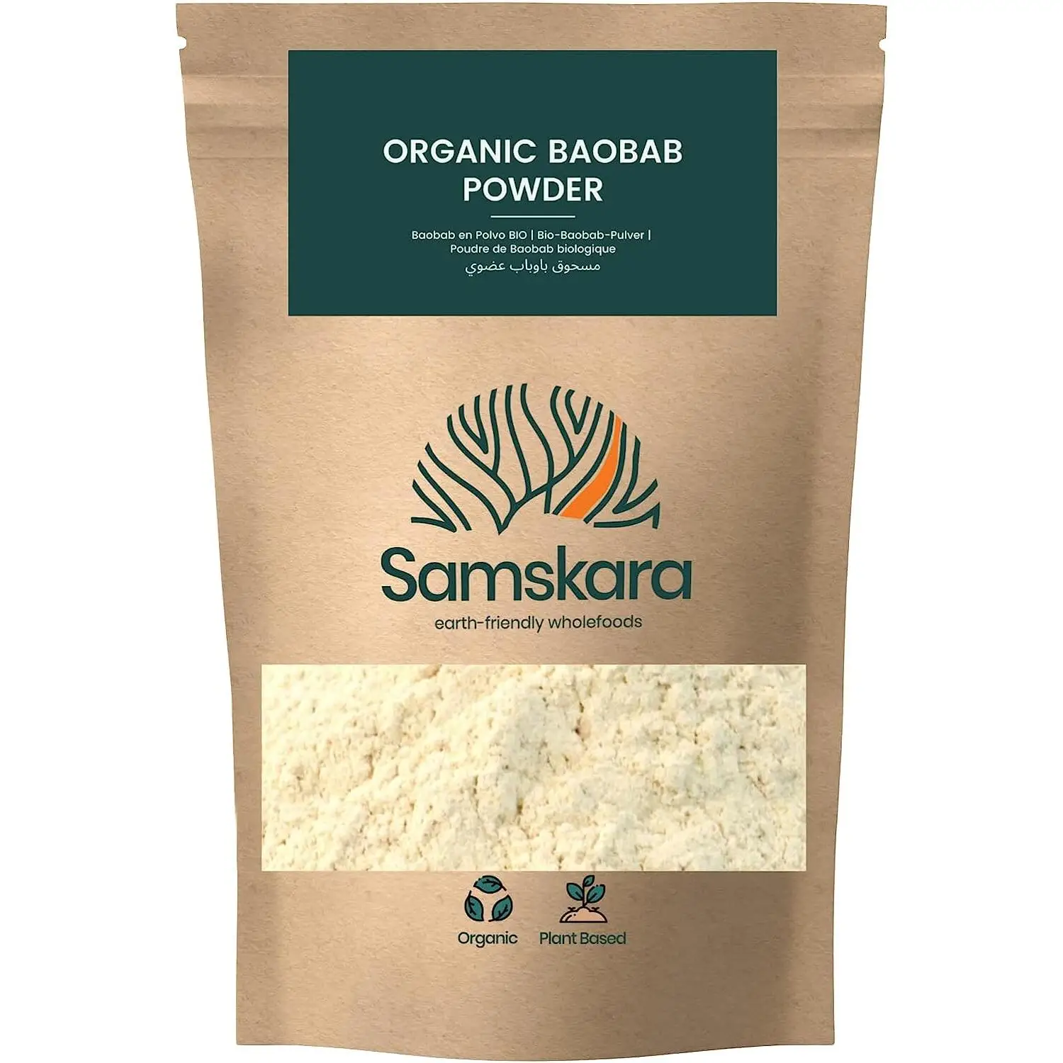 Baobab en polvo BIO 500g – 100% puro y natural, calidad premium